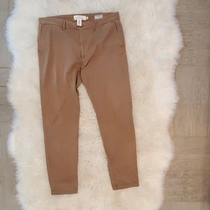 H&M khaki slim fit chinos